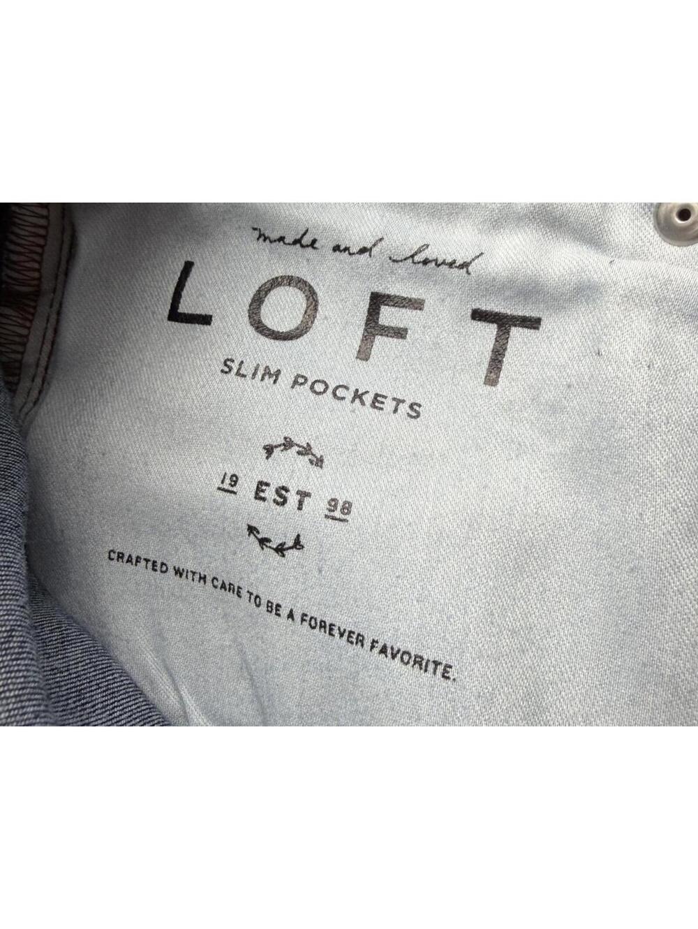 Loft slim pockets curvy‎ skinny jeans - Picture 8 of 8